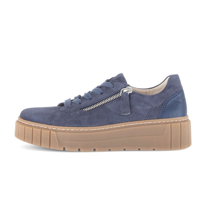 Lage sneaker blauw #0