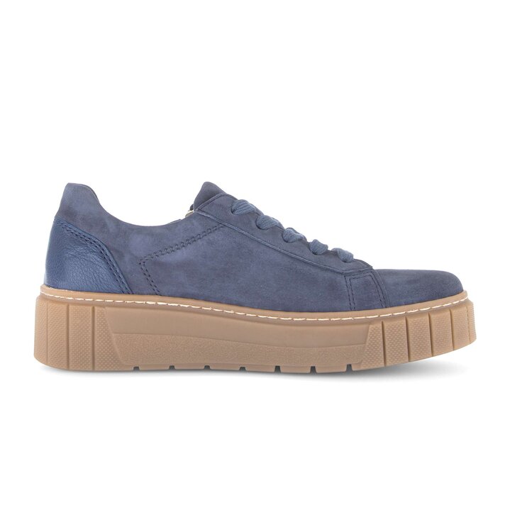 Lage sneaker blauw #1