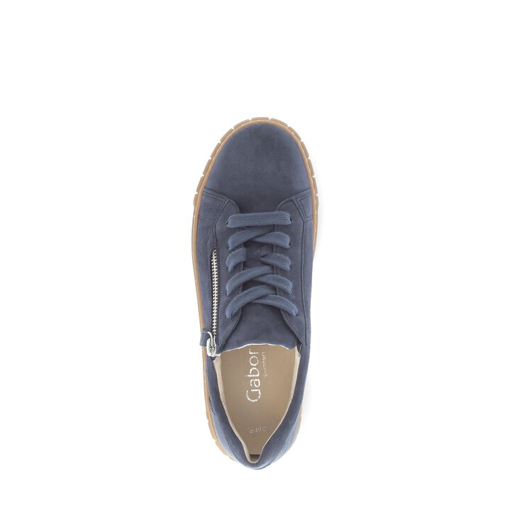 Lage sneaker blauw #5