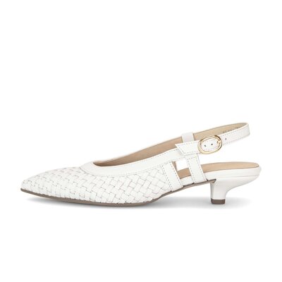 Slingpumps creme