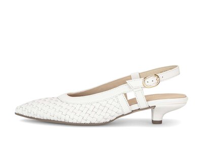 Slingpumps creme