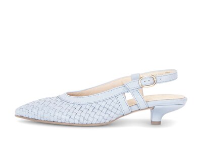 Slingback blu