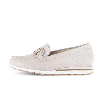 Sportiga ballerinor beige