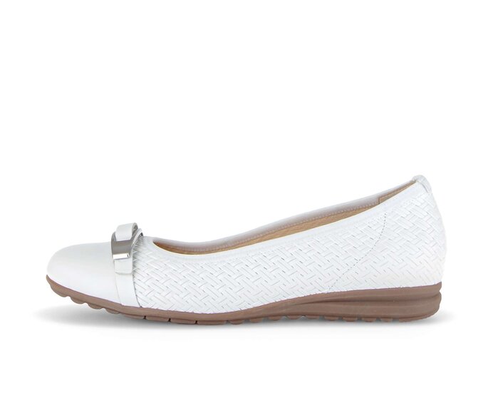 Ballerines élégantes blanc #0