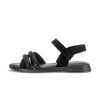 Sandal met riempjes zwart