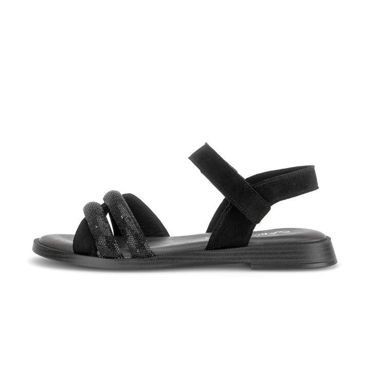 Sandal met riempjes zwart #0