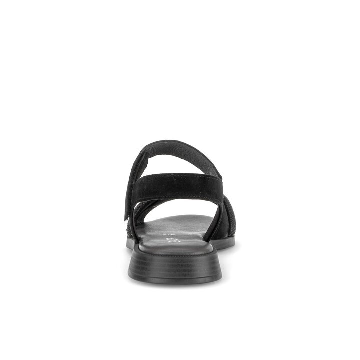 Sandal met riempjes zwart #3