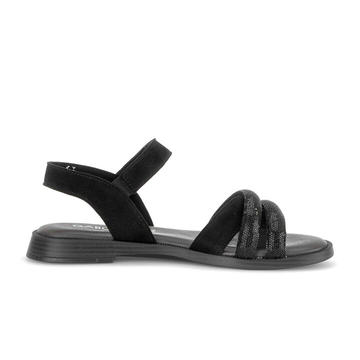 Sandal met riempjes zwart #1