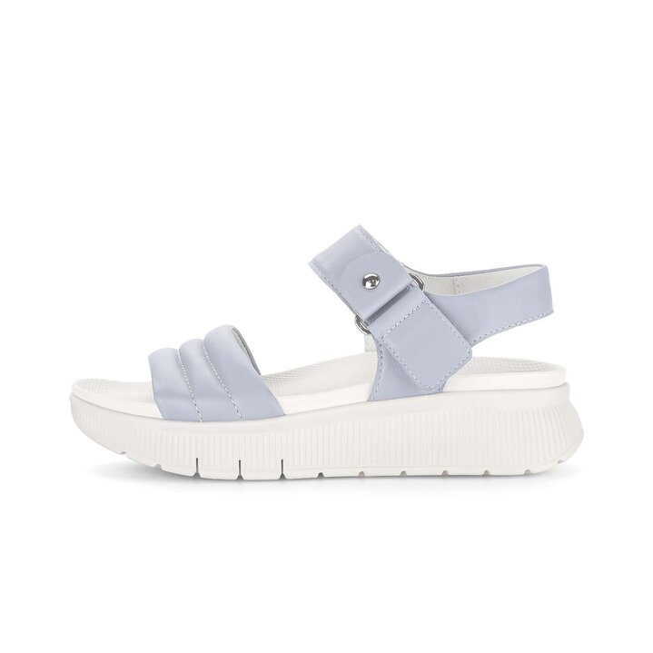 Sandale à plateforme bleu #0