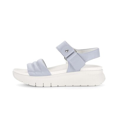 Platåsandaler blå