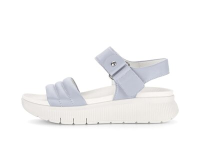 Sandalo con plateau blu