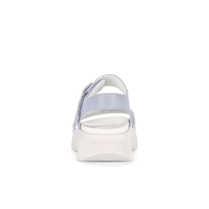 Sandale à plateforme bleu #3