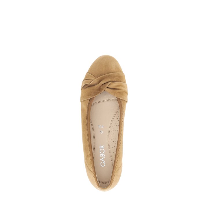 Sportliche Ballerina braun #5