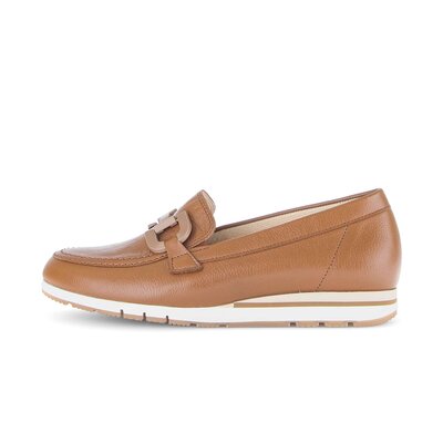 Sportiga ballerinor brun