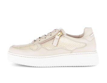 Lage sneaker beige