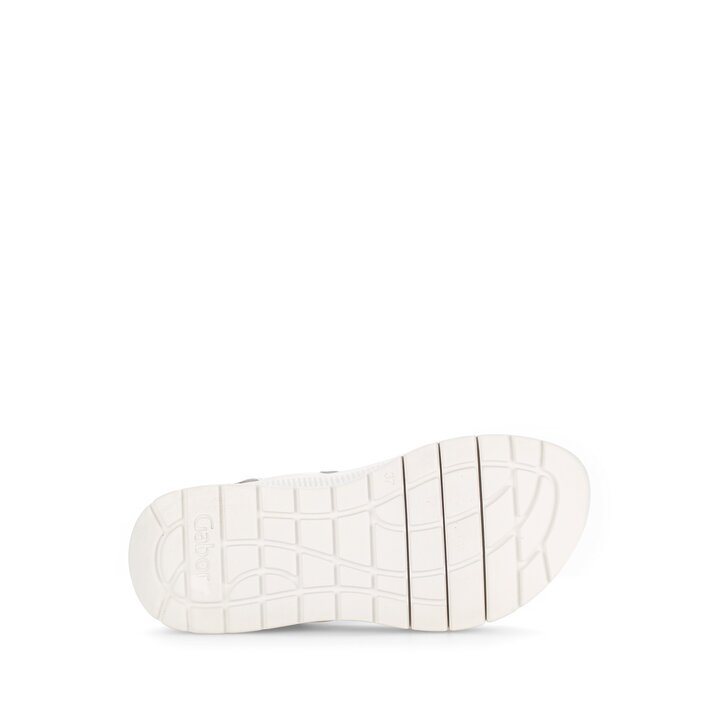 Sandalo con plateau crema #4