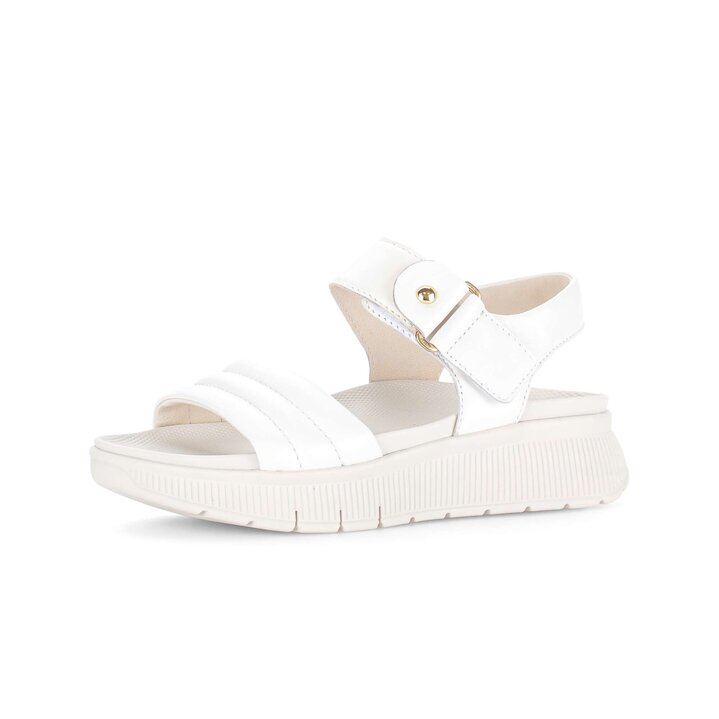 Sandalo con plateau crema #2