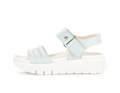 Sandalo con plateau verde