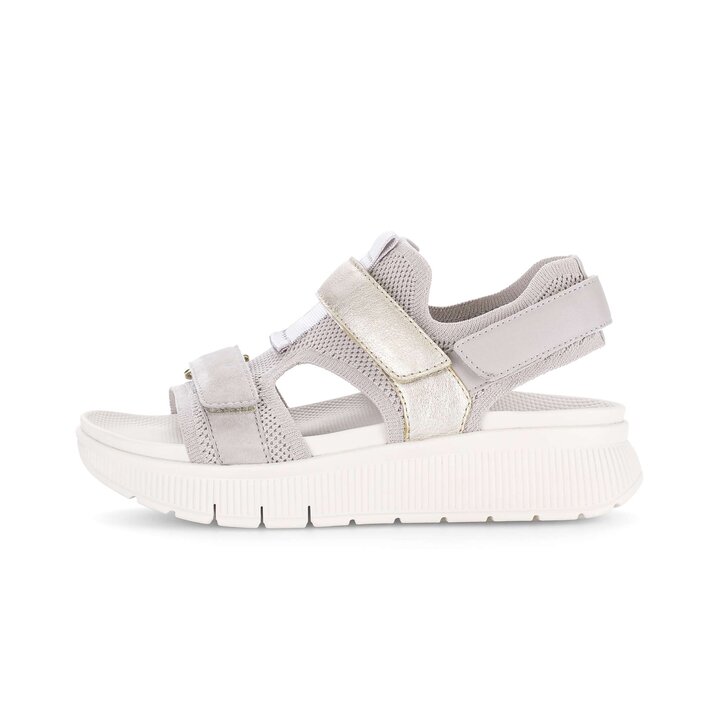 Sandale à plateforme gris #0