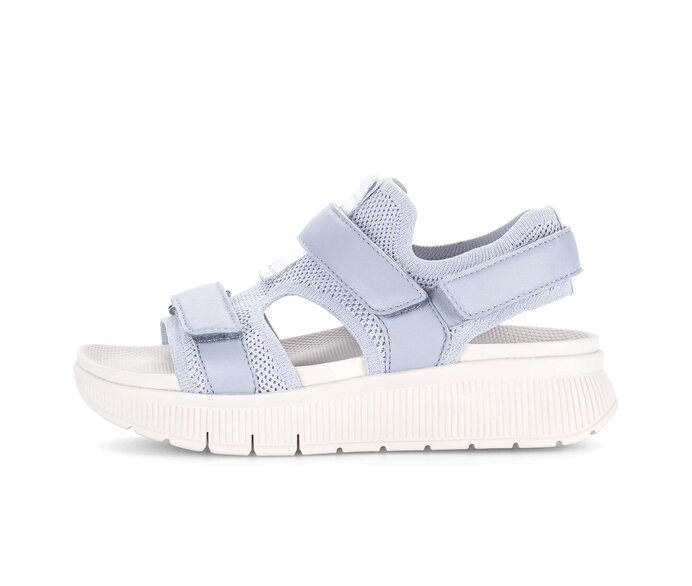 Sandal met riempjes blauw #0
