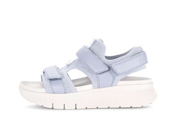 Sandal met riempjes blauw