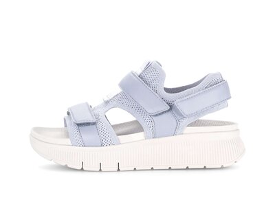 Sandalo con plateau blu