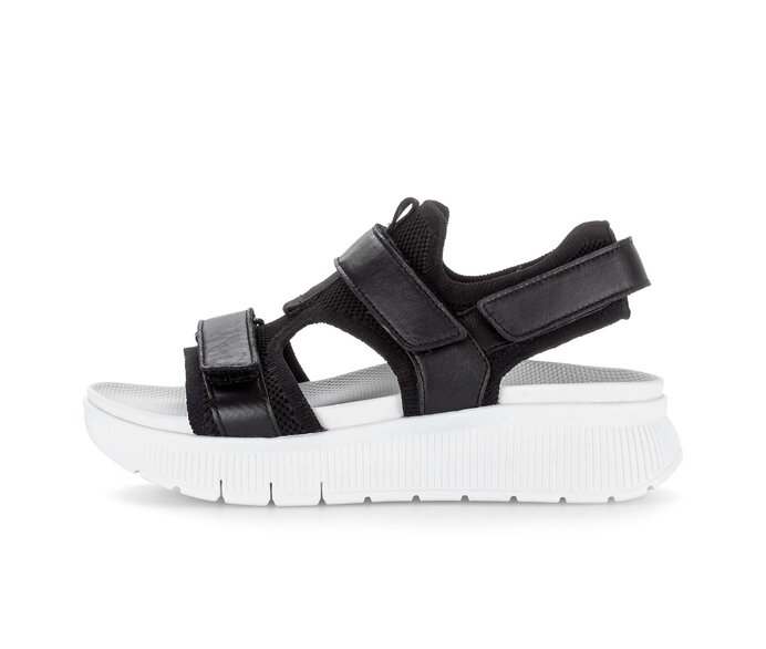 Sandal met riempjes zwart #0