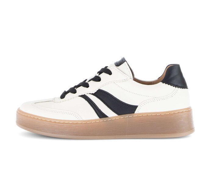 Sneakers basse crema #0