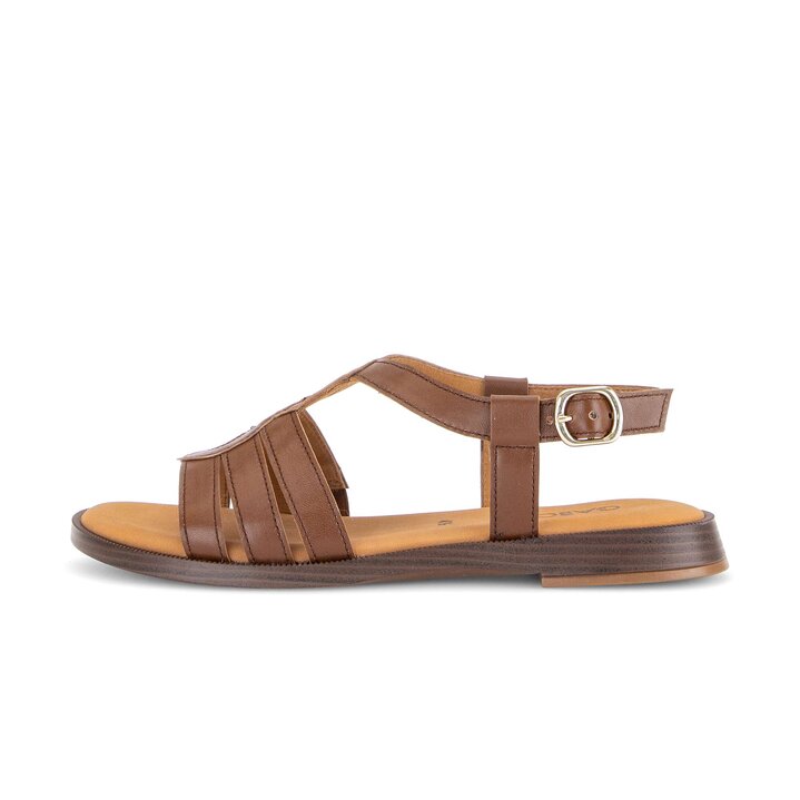 Sandale à bride marron #0