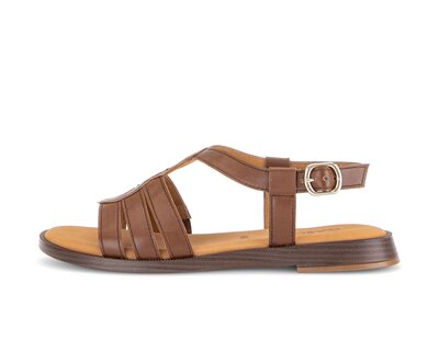 Sandale à bride marron