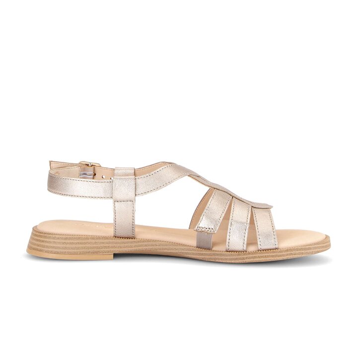 Sandalo con cinturino oro #1