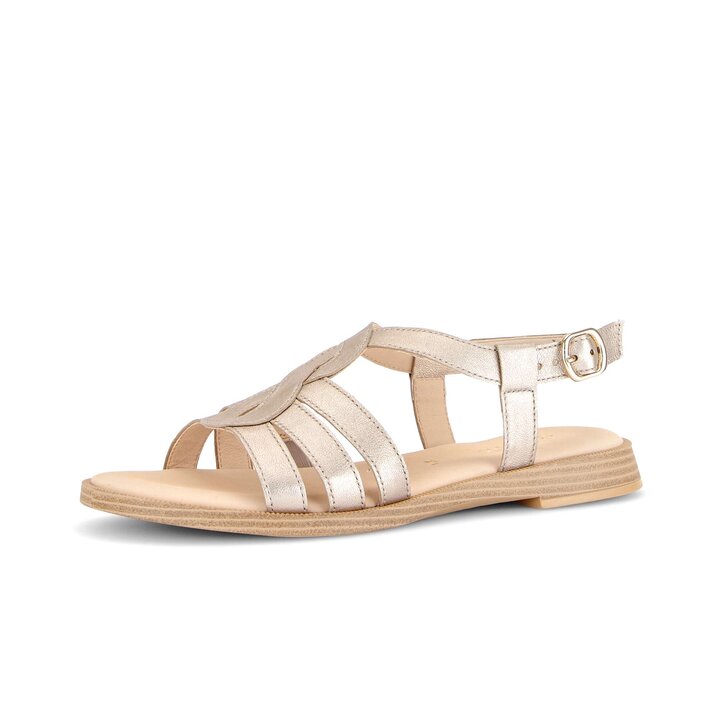 Sandalo con cinturino oro #2