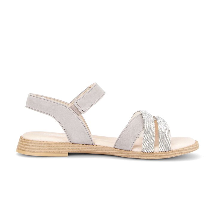 Sandalo con cinturino grigio #1
