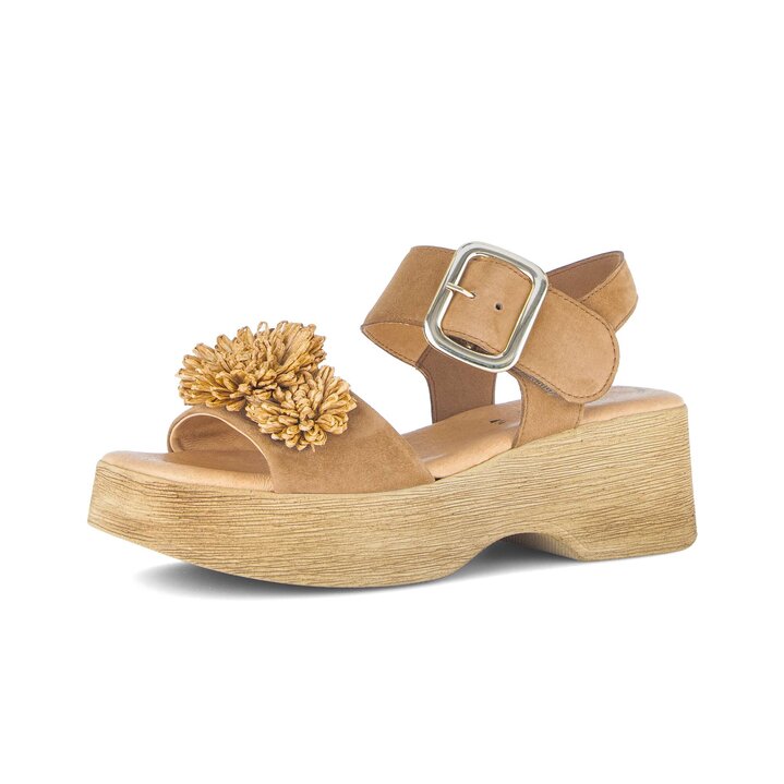 Sandal met riempjes bruin #2