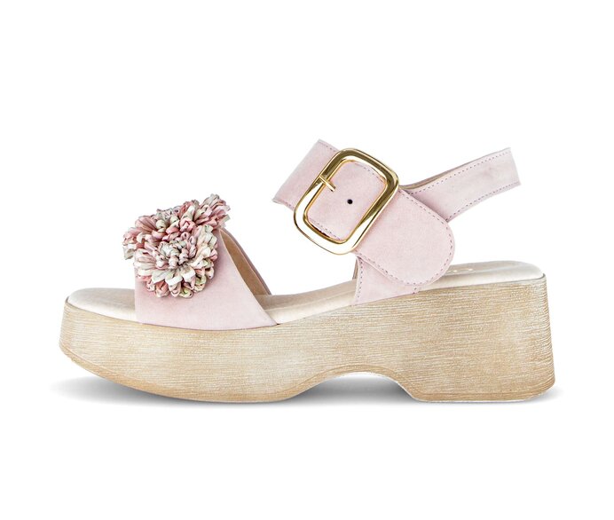 Sandalo con cinturino rosa #0