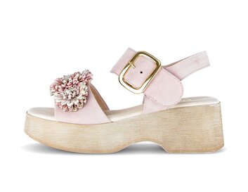 Sandalo con cinturino rosa