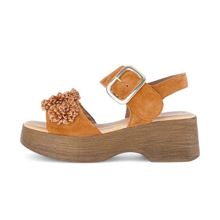 Sandalo con cinturino arancione #0