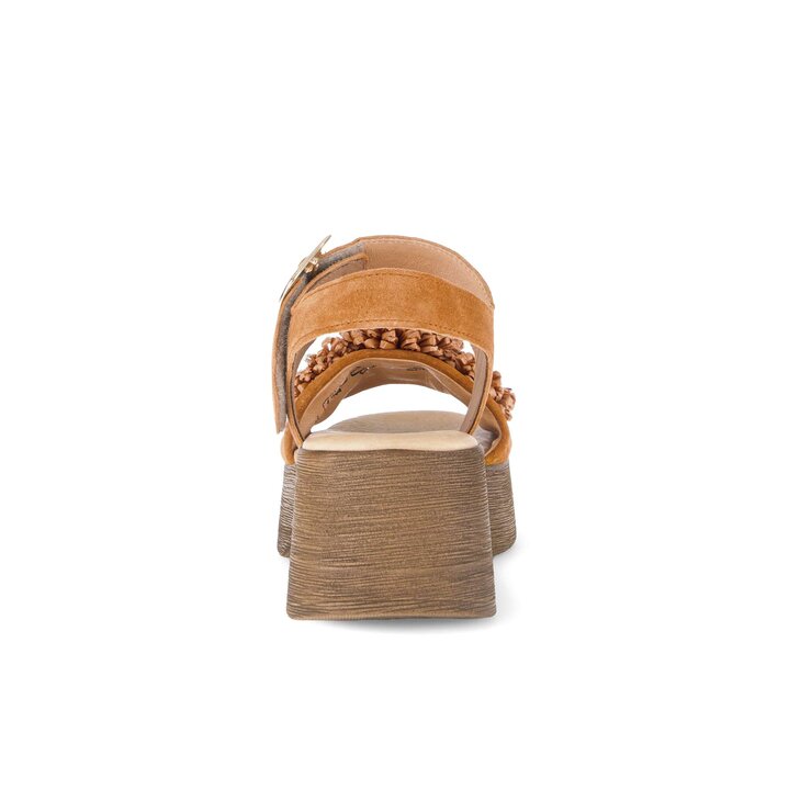 Sandalo con cinturino arancione #3