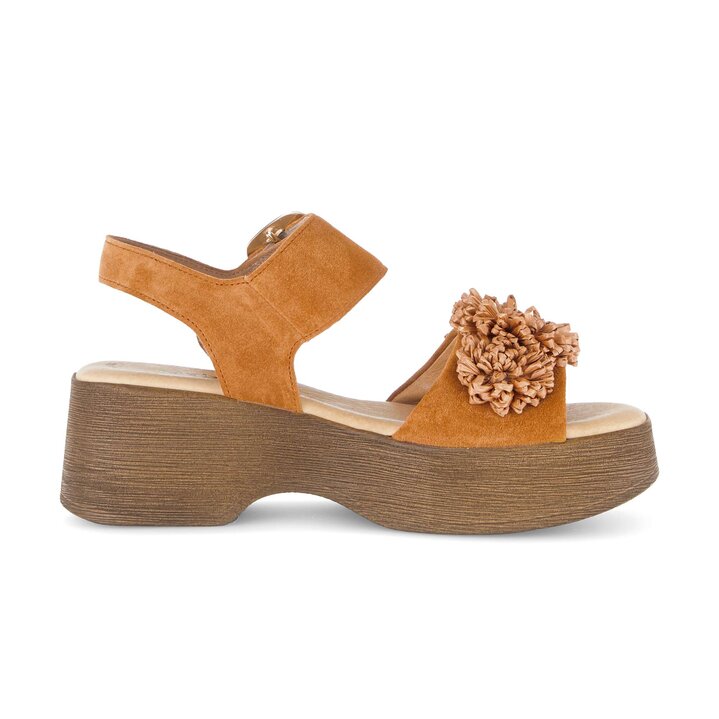 Sandalo con cinturino arancione #1