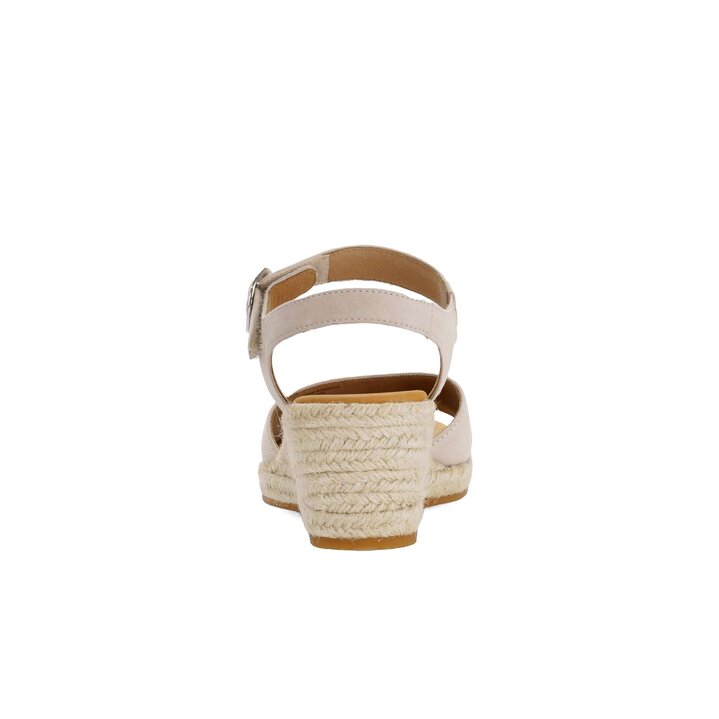 Sandaleno met sleehak beige #3