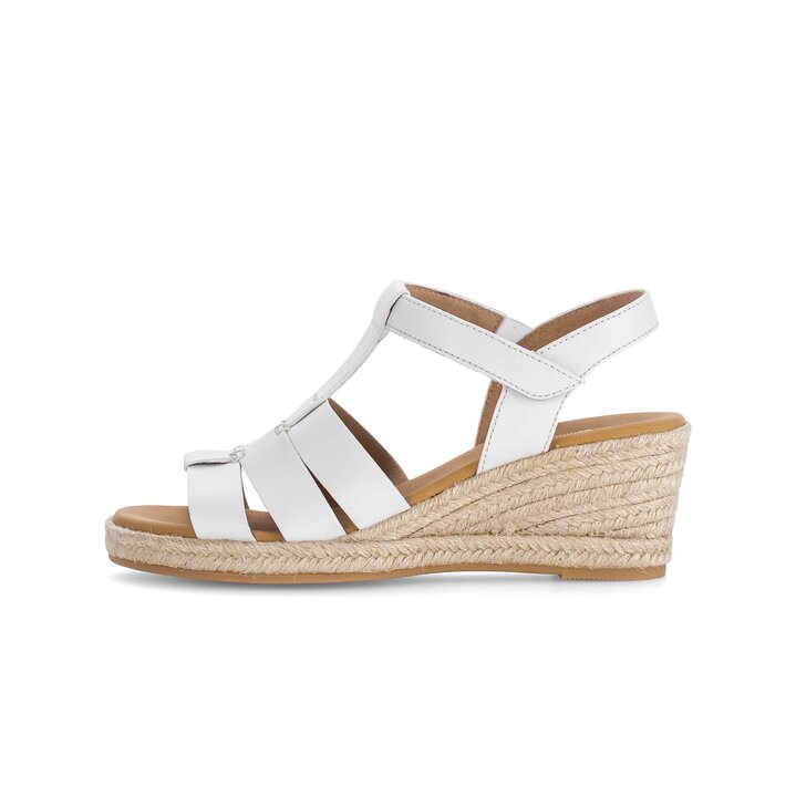 Sandalo con zeppa bianco #0