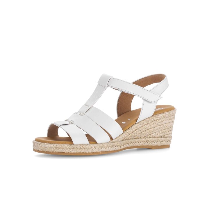 Sandalo con zeppa bianco #2
