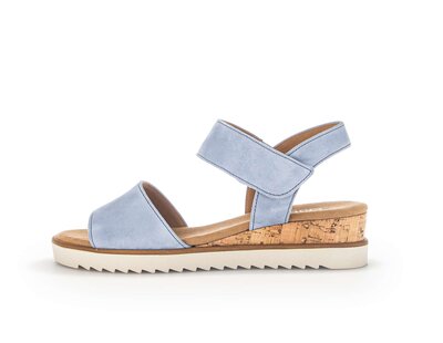 Plateau Sandale blau