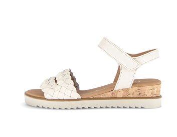 Sandalo con cinturino crema