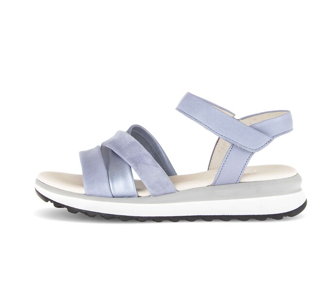 Sandalo con cinturino blu #0