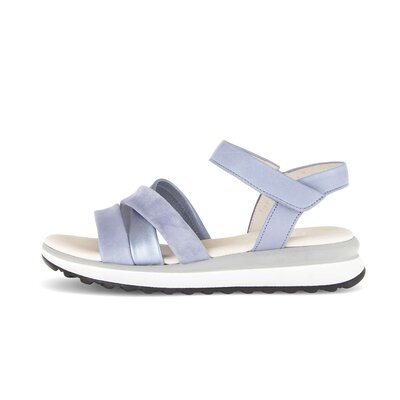 Sandalo con cinturino blu