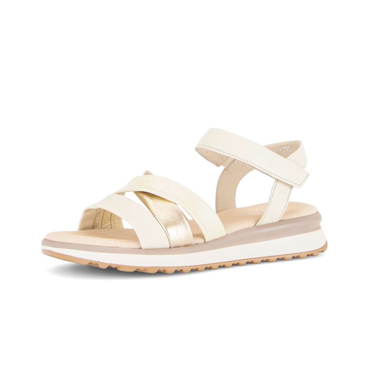 Sandal met riempjes beige #2