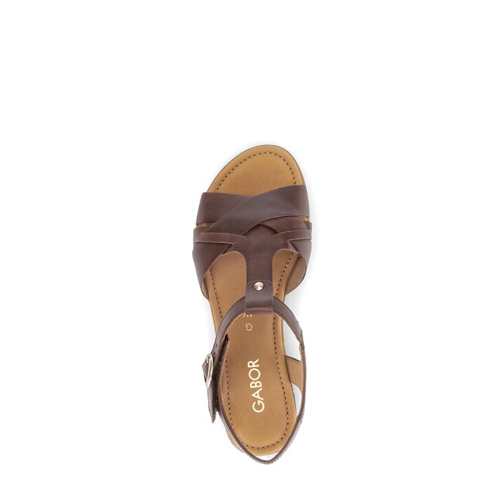 Sandalo con cinturino marrone #5