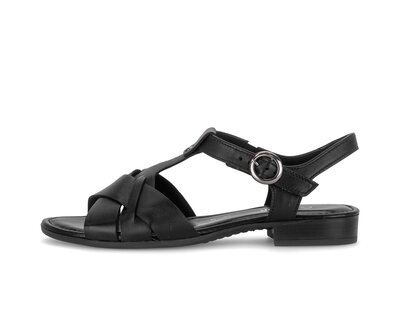 Sandalo con cinturino nero