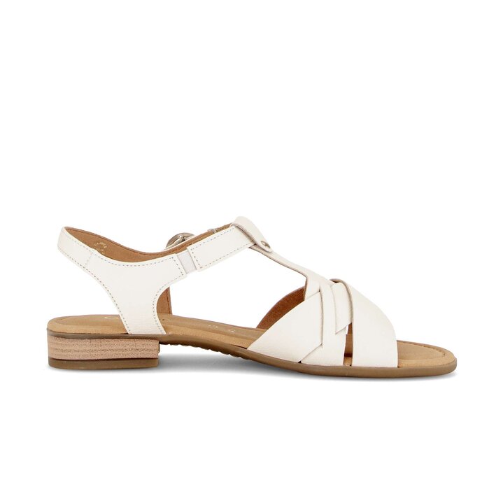 Riemchensandale creme #1